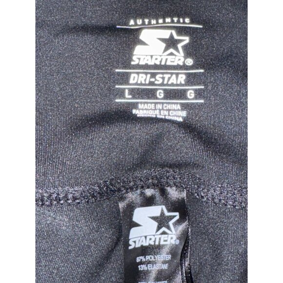 Girls Starter Activewear Set With Jacket & Leggings L Black & Gray Polyester - Picture 10 of 16